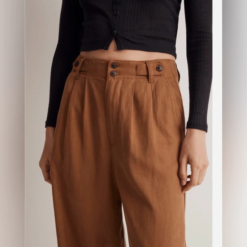 Madewell The Harlow Wide-leg Pant | Color: Acorn | Size 2 - Picture 5 of 12